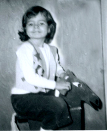 Child on Rocking Horse 1963